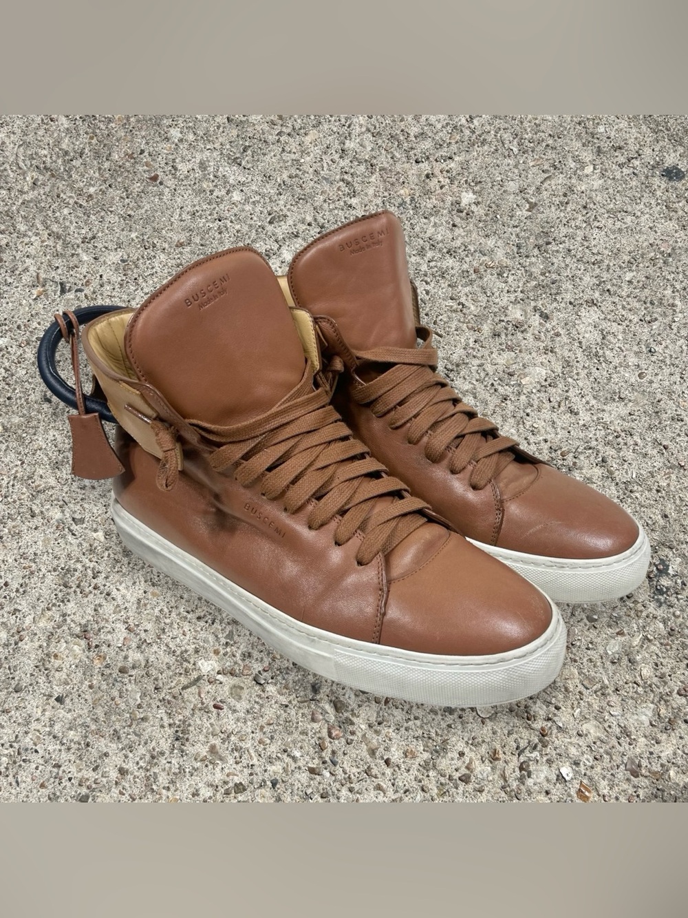 BUSCEMI 100mm high top sneakers - Picture 2 of 8